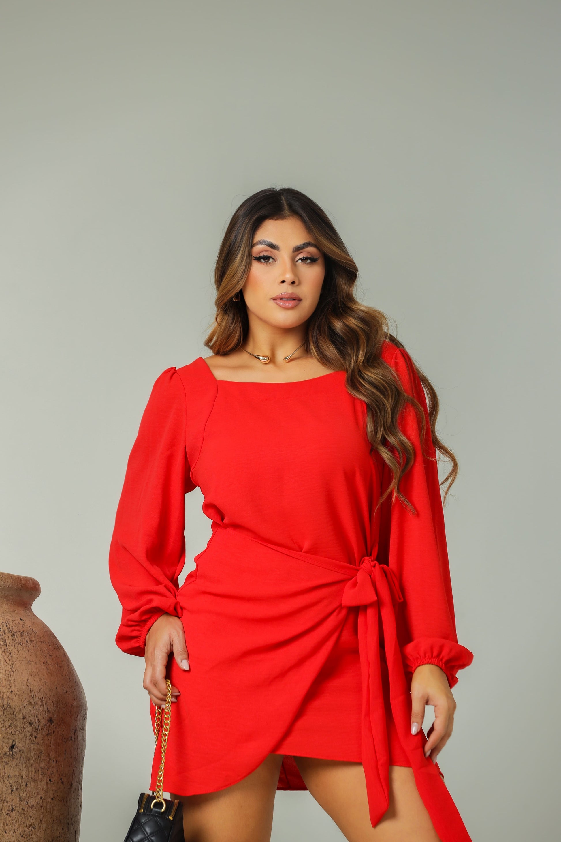 Vestido Eloa Manga Longa