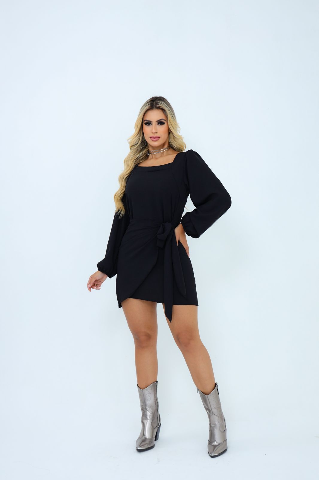 Vestido Eloa Manga Longa