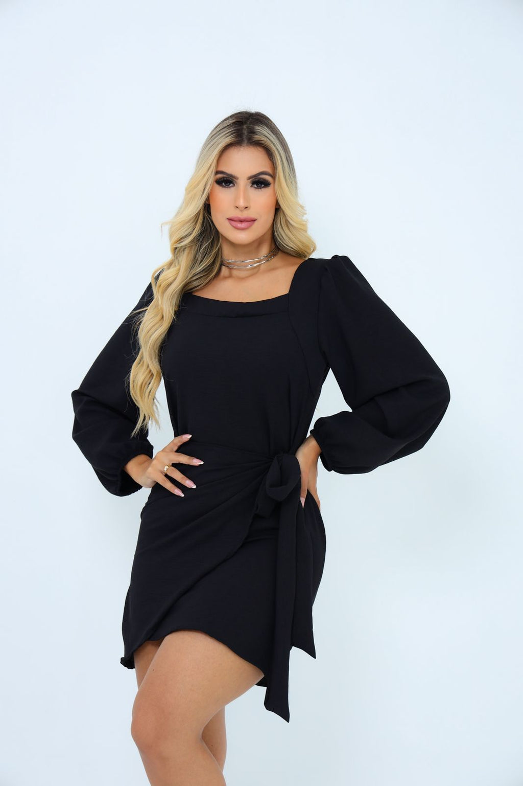 Vestido Eloa Manga Longa